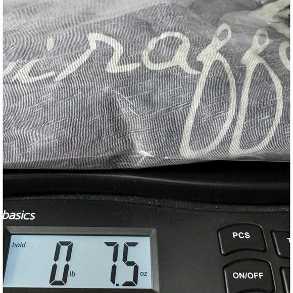 Jess & Jane Tunic Top XL Mineral Washed Gray Giraffe Song Boho Pocket Lagenlook - Picture 9 of 9